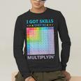 I Got Skills They'Re Multiplying Math Teacher Students Men's Long Sleeve T-Shirt, funny gift I Got Skills They'Re Multiplying Math Teacher Students Men's Long Sleeve T-Shirt, funny gift