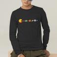 Solar System Teacher Video Games Sun Eating Planets Men's Long Sleeve T-Shirt, funny gift Solar System Teacher Video Games Sun Eating Planets Men's Long Sleeve T-Shirt, funny gift