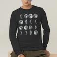 Space Science Student Teacher Leonard Moon Phases Men Women Kids Men's Long Sleeve T-Shirt, funny gift