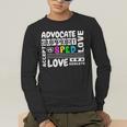 Special Education Advocate Love Support SPED Teacher Men's Long Sleeve T-Shirt, funny gift Special Education Advocate Love Support SPED Teacher Men's Long Sleeve T-Shirt, funny gift