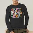 Special Education Teacher Era Inspirational SPED ABA Autism Men's Long Sleeve T-Shirt, funny gift