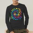 Special Education Teacher Sped Squad SPED Teacher Tie Dye Men's Long Sleeve T-Shirt, funny gift