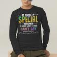 Special Teacher Daycare School Childcare Infant Teacher Men's Long Sleeve T-Shirt, funny gift