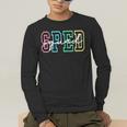 SPED Squad Team SPED Teacher Special Education Teacher Men's Long Sleeve T-Shirt, funny gift SPED Squad Team SPED Teacher Special Education Teacher Men's Long Sleeve T-Shirt, funny gift