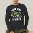 Star Wars Yoda Best Teacher Icons Men's Long Sleeve T-Shirt, funny gift