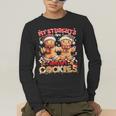 My Student Are Smart Cookies Pjs Christmas Xmas Teacher Men's Long Sleeve T-Shirt, funny gift
