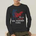 This Is My Super ESL Teacher Costume Lazy Halloween Men's Long Sleeve T-Shirt, funny gift This Is My Super ESL Teacher Costume Lazy Halloween Men's Long Sleeve T-Shirt, funny gift