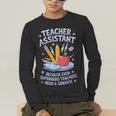 Superhero Sidekick Teaching Teach School Teacher Assistant Men's Long Sleeve T-Shirt, funny gift Superhero Sidekick Teaching Teach School Teacher Assistant Men's Long Sleeve T-Shirt, funny gift