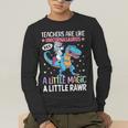 T Rex Dinosaur Unicorn Teachers Are Like Unicornasaurus Rex Men's Long Sleeve T-Shirt, funny gift T Rex Dinosaur Unicorn Teachers Are Like Unicornasaurus Rex Men's Long Sleeve T-Shirt, funny gift