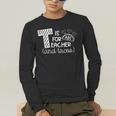 T Is For Teacher And Tacos For Teacher & Tacos Lovers Men Women Girls Kids Men's Long Sleeve T-Shirt, funny gift