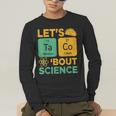 Lets Tacos Bout Science Teacher Chemistry Physics Men's Long Sleeve T-Shirt, funny gift