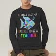 It Takes A Lot Of Sparkle To Be A Teacher Rainbow Fish For Men Women Men's Long Sleeve T-Shirt, funny gift It Takes A Lot Of Sparkle To Be A Teacher Rainbow Fish For Men Women Men's Long Sleeve T-Shirt, funny gift