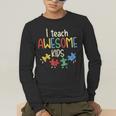 I Teach Awesome Kids Shirt Autism Special Education Teacher Men's Long Sleeve T-Shirt, funny gift I Teach Awesome Kids Shirt Autism Special Education Teacher Men's Long Sleeve T-Shirt, funny gift