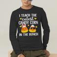I Teach The Cutest Candy Corn In The Bunch Teacher Halloween Men's Long Sleeve T-Shirt, funny gift I Teach The Cutest Candy Corn In The Bunch Teacher Halloween Men's Long Sleeve T-Shirt, funny gift