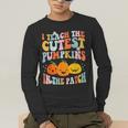 I Teach The Cutest Pumpkins In The Patch Teacher Men's Long Sleeve T-Shirt, funny gift I Teach The Cutest Pumpkins In The Patch Teacher Men's Long Sleeve T-Shirt, funny gift