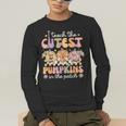 I Teach The Cutest Pumpkins In The Patch Teacher Retro Men's Long Sleeve T-Shirt, funny gift I Teach The Cutest Pumpkins In The Patch Teacher Retro Men's Long Sleeve T-Shirt, funny gift