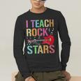 I Teach Rockstars Band Vibes Teacher Rocks My Music Teaching Men's Long Sleeve T-Shirt, funny gift I Teach Rockstars Band Vibes Teacher Rocks My Music Teaching Men's Long Sleeve T-Shirt, funny gift