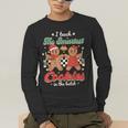 I Teach The Smartest Cookies In The Batch Teacher Christmas For Men Women Kids Men's Long Sleeve T-Shirt, funny gift