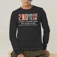 Teacher 2ND Grade Team Like a Normal Team But Much Cooler Men's Long Sleeve T-Shirt, funny gift