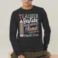 Teacher Besties Because Going Crazy Alone Is Not As Much Fun Men's Long Sleeve T-Shirt, funny gift