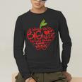 Teacher Day T Shirt Appreciation Day Apple Teach Learn Men's Long Sleeve T-Shirt, funny gift Teacher Day T Shirt Appreciation Day Apple Teach Learn Men's Long Sleeve T-Shirt, funny gift