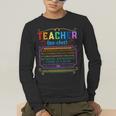 Teacher Definition Teaching School Teacher Men's Long Sleeve T-Shirt, funny gift Teacher Definition Teaching School Teacher Men's Long Sleeve T-Shirt, funny gift