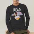 Teacher Library Read Book Club Piggie Elephant Pigeons Men Women Kids Men's Long Sleeve T-Shirt, funny gift