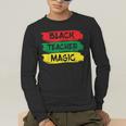 Teacher Magic Black History Month Educator For Men Women Men's Long Sleeve T-Shirt, funny gift