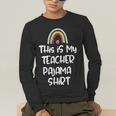 This Is My Teacher Pajama Shirt Teacher Life Tee Men's Long Sleeve T-Shirt, funny gift
