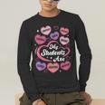Teacher Positive Affirmations Candy Heart Valentine's Day Men's Long Sleeve T-Shirt, funny gift Teacher Positive Affirmations Candy Heart Valentine's Day Men's Long Sleeve T-Shirt, funny gift