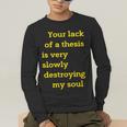 Teacher Or Professor Essay Thesis Writing Joke For Men Women Men's Long Sleeve T-Shirt, funny gift Teacher Or Professor Essay Thesis Writing Joke For Men Women Men's Long Sleeve T-Shirt, funny gift