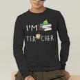 Teacher Puns I'm Tea-Cher Tea Lover Fun Teacher For Men Women Men's Long Sleeve T-Shirt, funny gift Teacher Puns I'm Tea-Cher Tea Lover Fun Teacher For Men Women Men's Long Sleeve T-Shirt, funny gift
