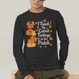 Teacher Thanksgiving I Teach The Cutest Turkeys In The Patch Men's Long Sleeve T-Shirt, funny gift