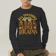 All Teachers Love Brains School Halloween Costume Men's Long Sleeve T-Shirt, funny gift All Teachers Love Brains School Halloween Costume Men's Long Sleeve T-Shirt, funny gift