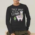 Teachers Testing Day Test Day No Prob Llama Teacher Men's Long Sleeve T-Shirt, funny gift Teachers Testing Day Test Day No Prob Llama Teacher Men's Long Sleeve T-Shirt, funny gift