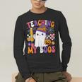 Teaching My Boos Ghost Teacher Cute Pencil Halloween Teacher Men's Long Sleeve T-Shirt, funny gift Teaching My Boos Ghost Teacher Cute Pencil Halloween Teacher Men's Long Sleeve T-Shirt, funny gift