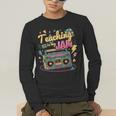 Teaching Is My Jam Groovy Retro Teacher Back To School Men's Long Sleeve T-Shirt, funny gift Teaching Is My Jam Groovy Retro Teacher Back To School Men's Long Sleeve T-Shirt, funny gift