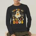 Teaching My Pre-K Boos Crew Teachers Halloween Ghost Men's Long Sleeve T-Shirt, funny gift Teaching My Pre-K Boos Crew Teachers Halloween Ghost Men's Long Sleeve T-Shirt, funny gift