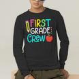 Team 1st Grade Crew Back To School 1st Grade Teacher Kids Men's Long Sleeve T-Shirt, funny gift Team 1st Grade Crew Back To School 1st Grade Teacher Kids Men's Long Sleeve T-Shirt, funny gift