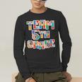 Team 5th Grade Building Blocks Bricks Theme Teacher Team For Men Women Kids Men's Long Sleeve T-Shirt, funny gift Team 5th Grade Building Blocks Bricks Theme Teacher Team For Men Women Kids Men's Long Sleeve T-Shirt, funny gift