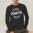 Team Fourth Grade Teacher Student Back To School 4th Grade Men's Long Sleeve T-Shirt, funny gift Team Fourth Grade Teacher Student Back To School 4th Grade Men's Long Sleeve T-Shirt, funny gift
