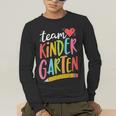 Team Kindergarten Teacher Student Back To School Men's Long Sleeve T-Shirt, funny gift Team Kindergarten Teacher Student Back To School Men's Long Sleeve T-Shirt, funny gift