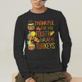 Thankful For My 4th Grade Turkey Thanksgiving Turkey Teacher Men's Long Sleeve T-Shirt, funny gift Thankful For My 4th Grade Turkey Thanksgiving Turkey Teacher Men's Long Sleeve T-Shirt, funny gift