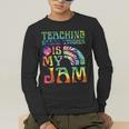 Tie Dye Teaching Social Studies Is My Jam Sunglasses Teacher Men's Long Sleeve T-Shirt, funny gift Tie Dye Teaching Social Studies Is My Jam Sunglasses Teacher Men's Long Sleeve T-Shirt, funny gift