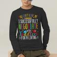 Toddler Negotiator Preschool Teacher Humor Babysitters Men's Long Sleeve T-Shirt, funny gift