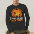 History Teacher Brings Past Back To Life Halloween Zombie Men's Long Sleeve T-Shirt, funny gift History Teacher Brings Past Back To Life Halloween Zombie Men's Long Sleeve T-Shirt, funny gift