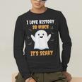 History Teacher Halloween History Class School For Men Women Kids Men's Long Sleeve T-Shirt, funny gift History Teacher Halloween History Class School For Men Women Kids Men's Long Sleeve T-Shirt, funny gift