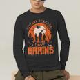 History Teachers Love Brains Halloween Teacher For Men Women Men's Long Sleeve T-Shirt, funny gift History Teachers Love Brains Halloween Teacher For Men Women Men's Long Sleeve T-Shirt, funny gift