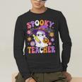 Trick Or Teach Spooky Teacher Ghost Halloween Teacher Men's Long Sleeve T-Shirt, funny gift Trick Or Teach Spooky Teacher Ghost Halloween Teacher Men's Long Sleeve T-Shirt, funny gift