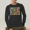 Twin Day Friends Teacher Twinning With My Bestie Matching Men's Long Sleeve T-Shirt, funny gift